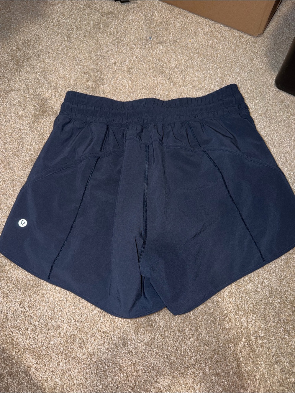 Lululemon Track That Mid Rise Lined 5” True Navy Size 10 - Picture 8 of 11